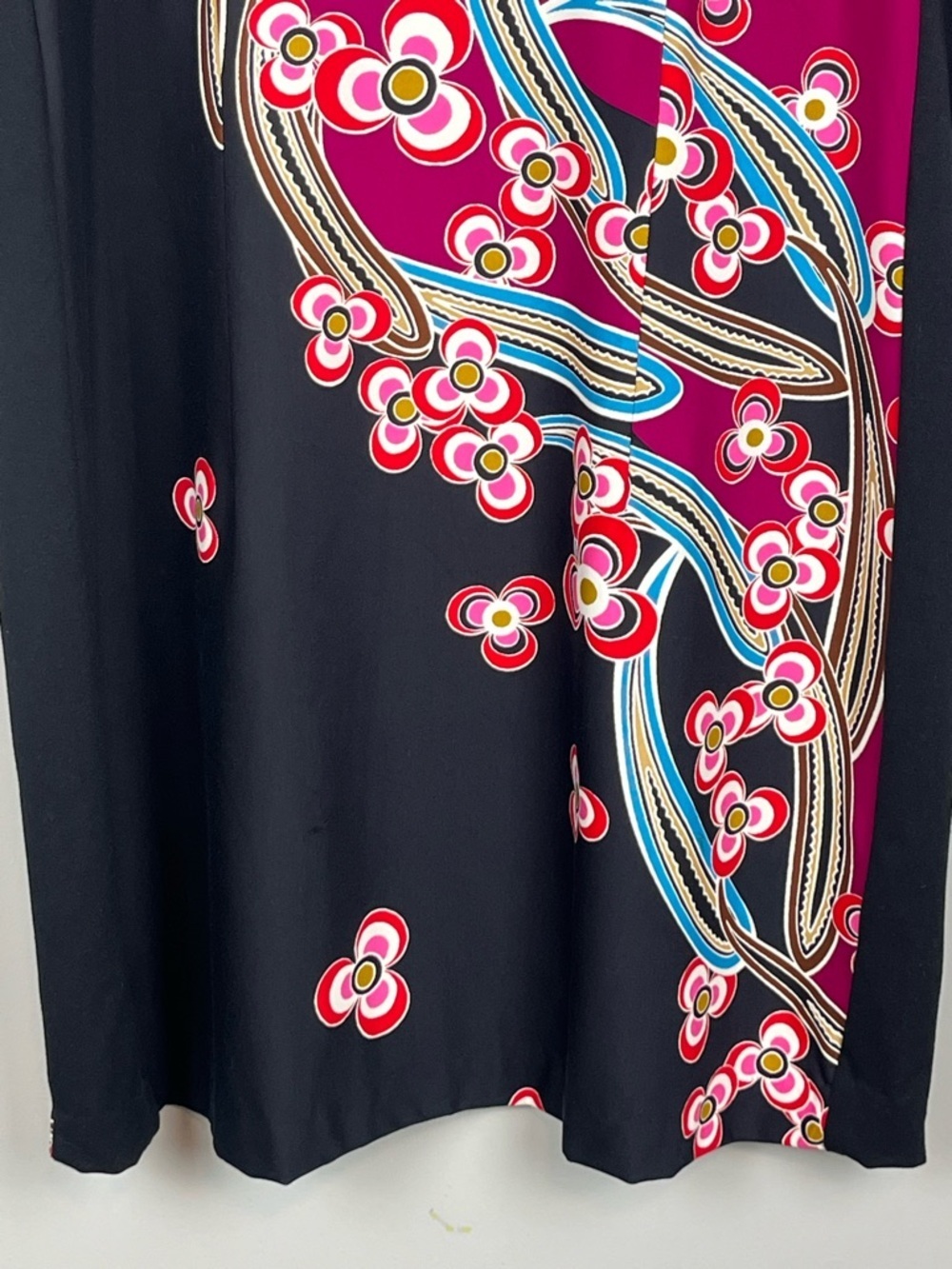 Trina Turk floral print shirt sleeve shift dress, XL (see measurements). - Picture 4 of 9